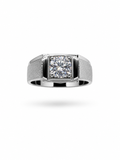 1CT Moissanite Mens ring