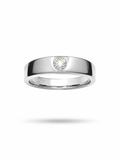 Moissanite Mens ring ( 3mm )