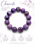 Charoite Natural Stone Bracelet (16.3mm)