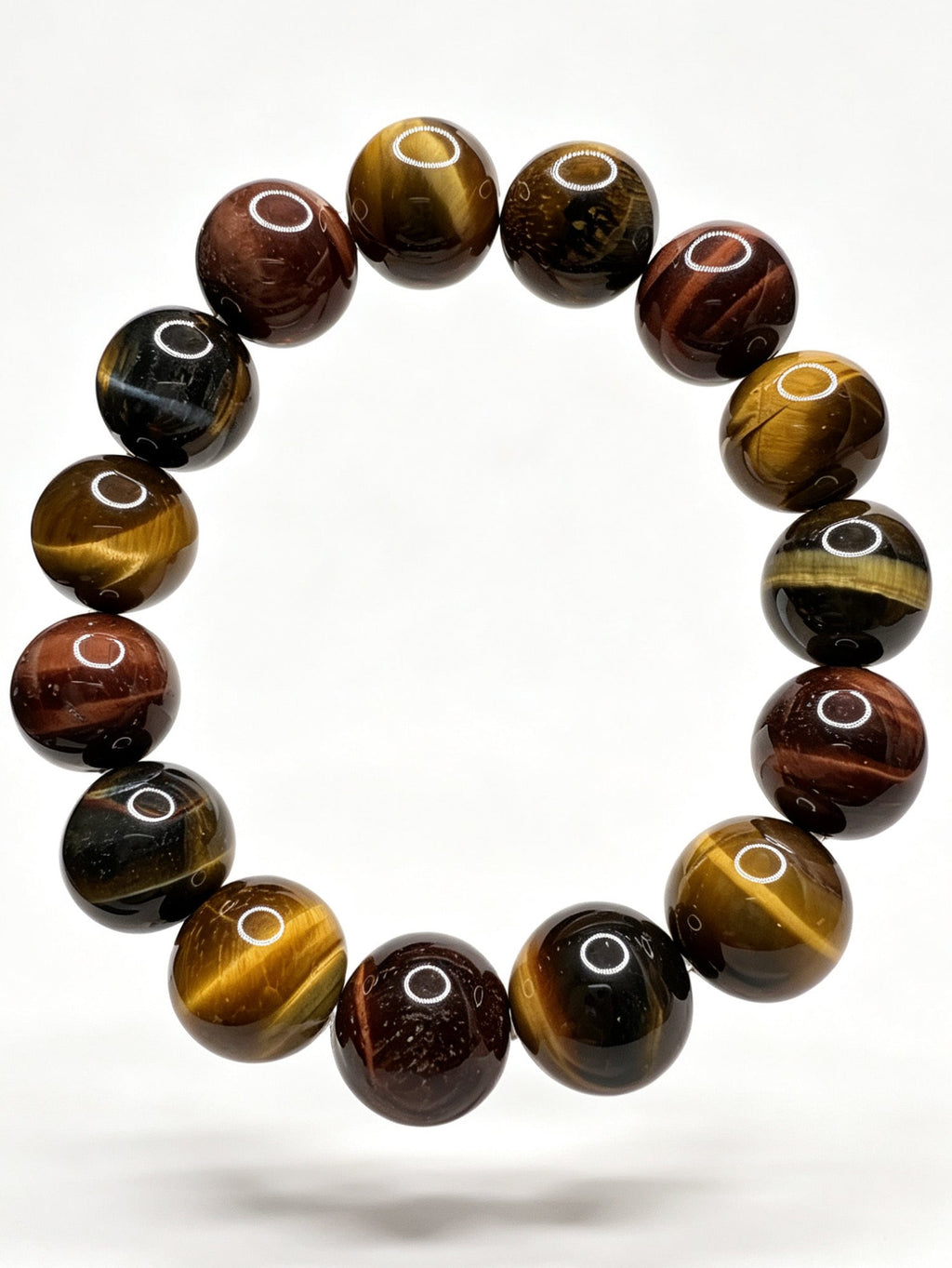 Natural Mix Tigers eye ( 14 mm )