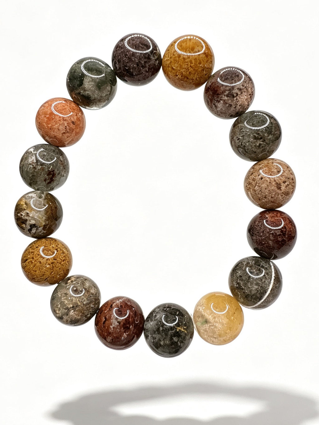 Natural Garden Quartz Bracelet ( 14 mm )