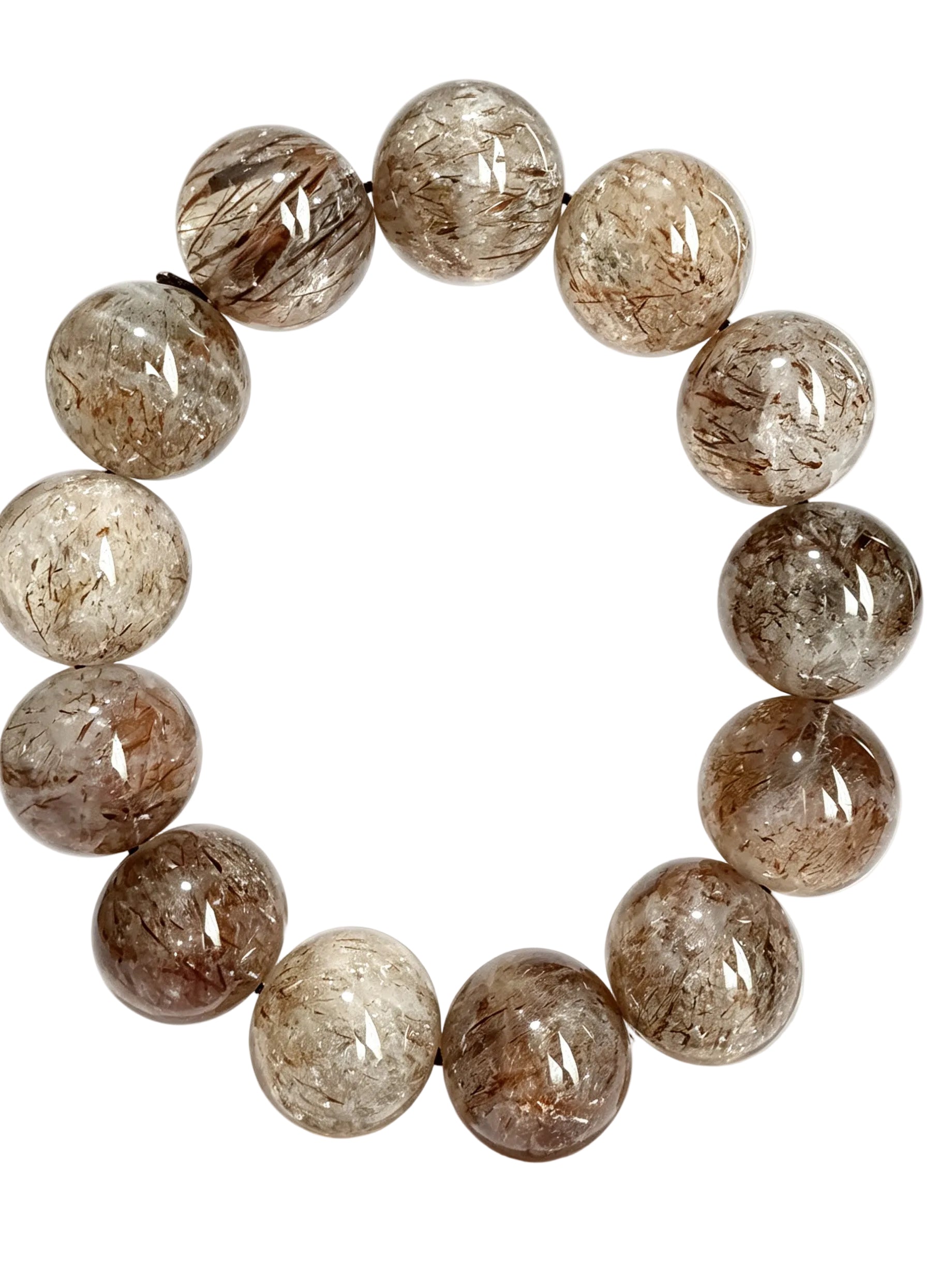 Natural Rutilated Quartz ( 17mm )