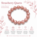Natural Strawberry Quartz ( 17mm )