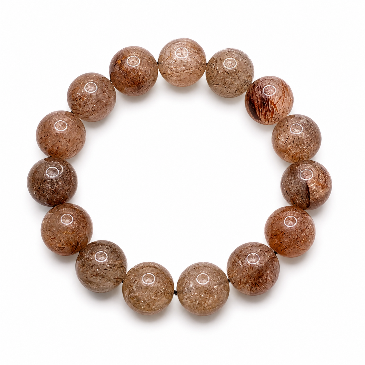 Natural Rutilated Quartz ( 18mm )