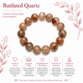 Natural Rutilated Quartz ( 18mm )