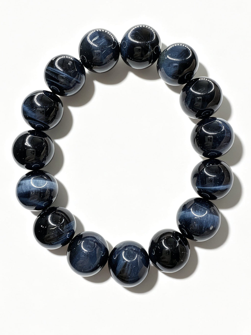 Natural Blue Tigers Eye ( 15mm )