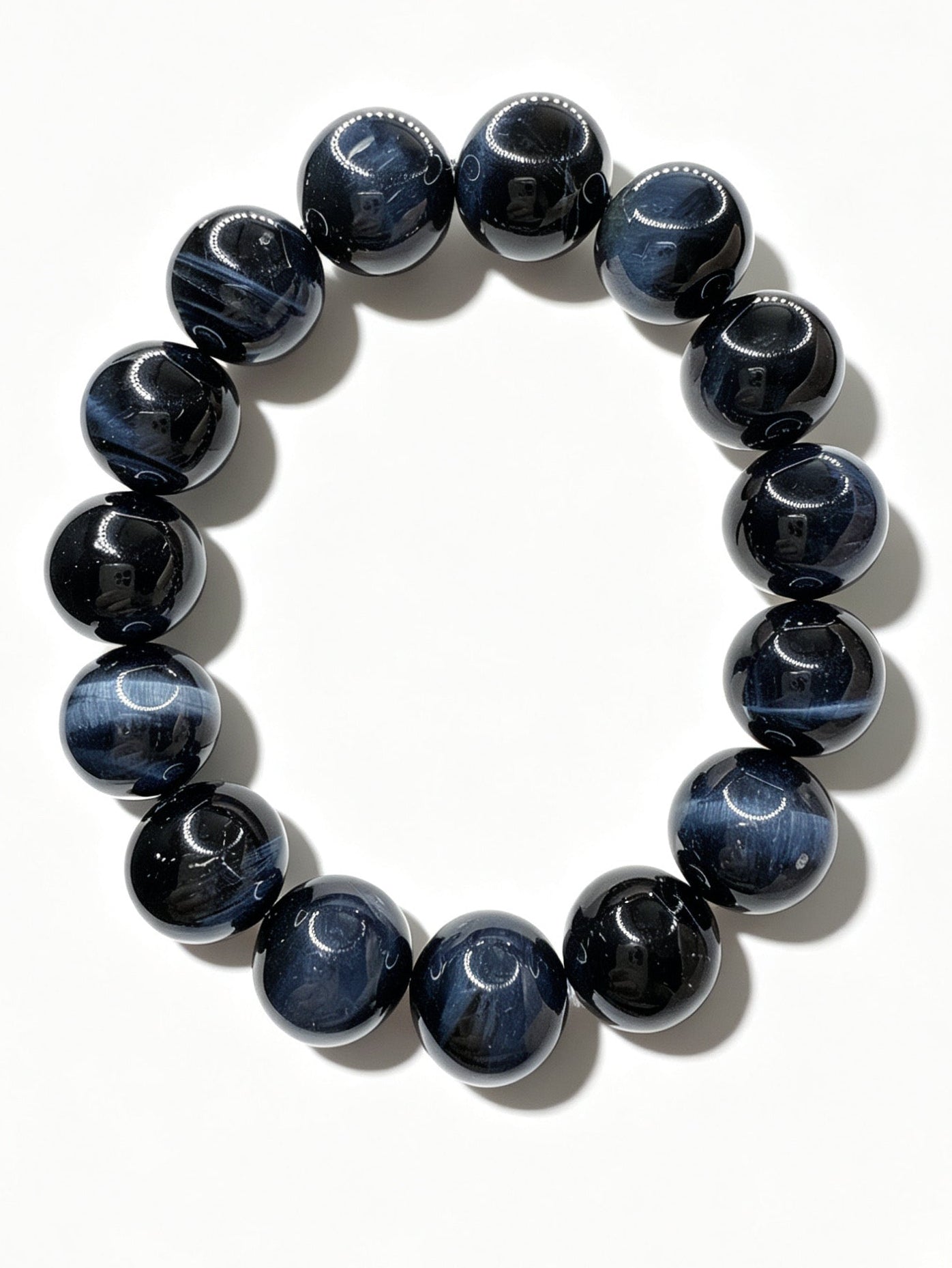Natural Blue Tigers Eye ( 15mm )
