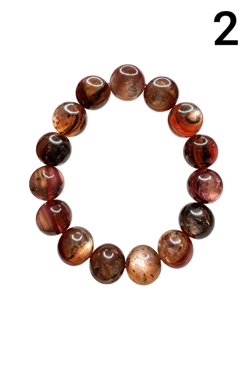 Natural Pink Lepidolite ( 14mm )
