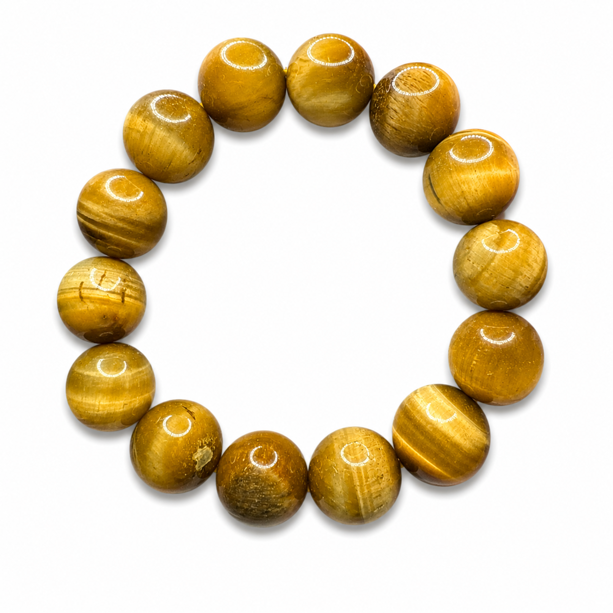 Natural Yellow Tigers Eye ( 14mm )