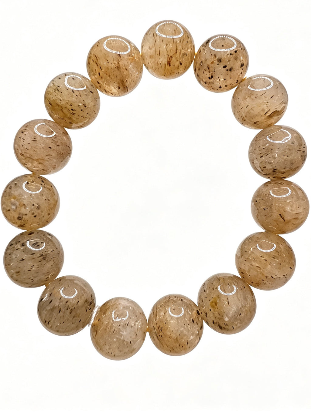 Natural Yellow Mica Quartz ( 14mm )