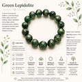 Natural Green Lepidolite ( 12mm )