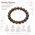 Natural Smokey Quartz Bracelet ( 12mm )