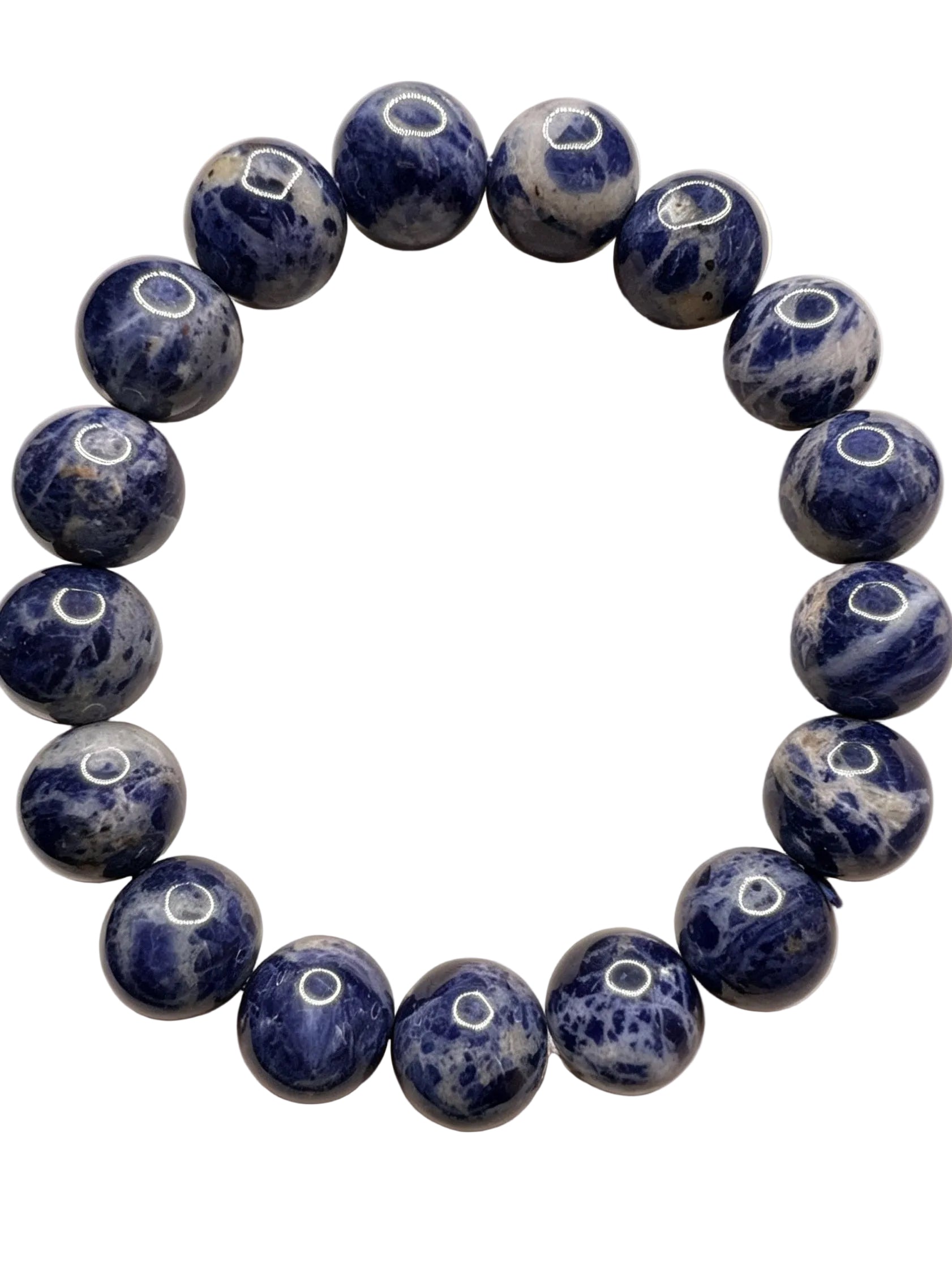 Natural Lapis Lazuli Bracelet ( 12mm )