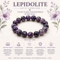 Natural Purple Lepidolite ( 12mm )