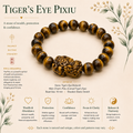Natural Tigers Eye Pixiu Bracelet ( 10mm )