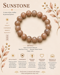 Natural Sunstone Bracelet ( 10mm )