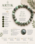 Natural Emerald Bracelet ( 8mm )