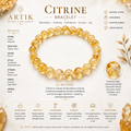 Natural Citrine Bracelet ( 8mm )
