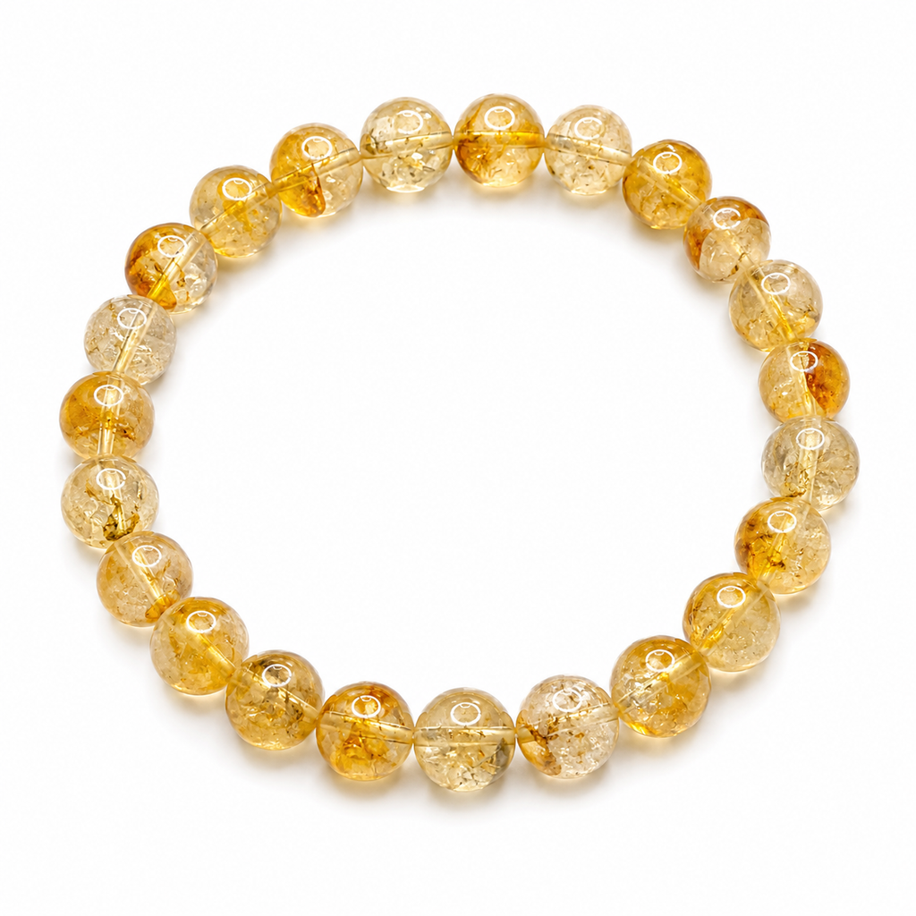 Natural Citrine Bracelet ( 8mm )
