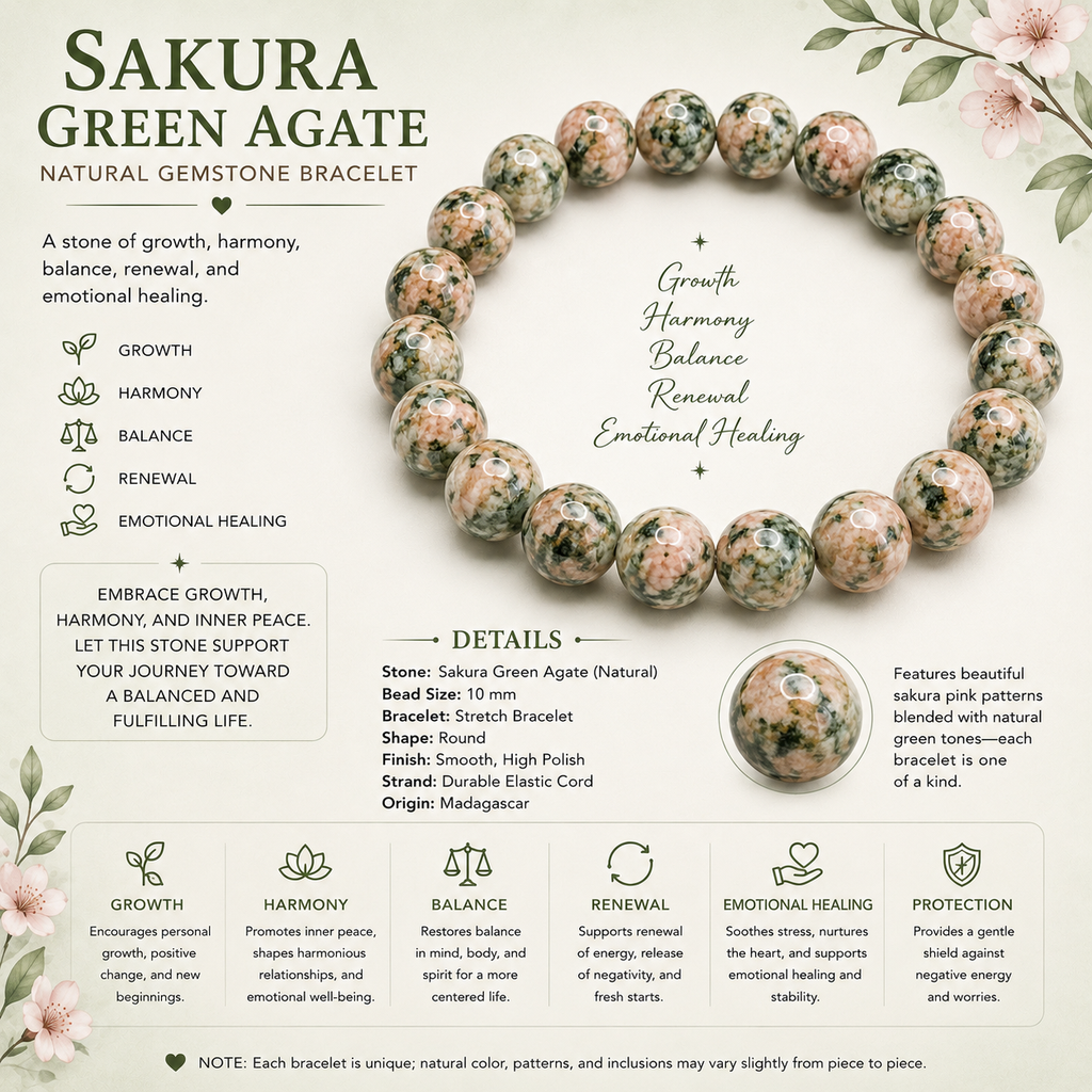 Natural Green Sukara Agate