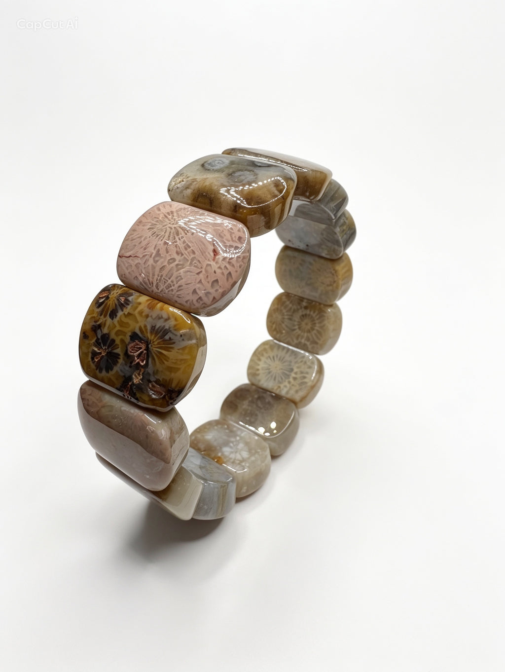 Coral Jade Soft Bangle