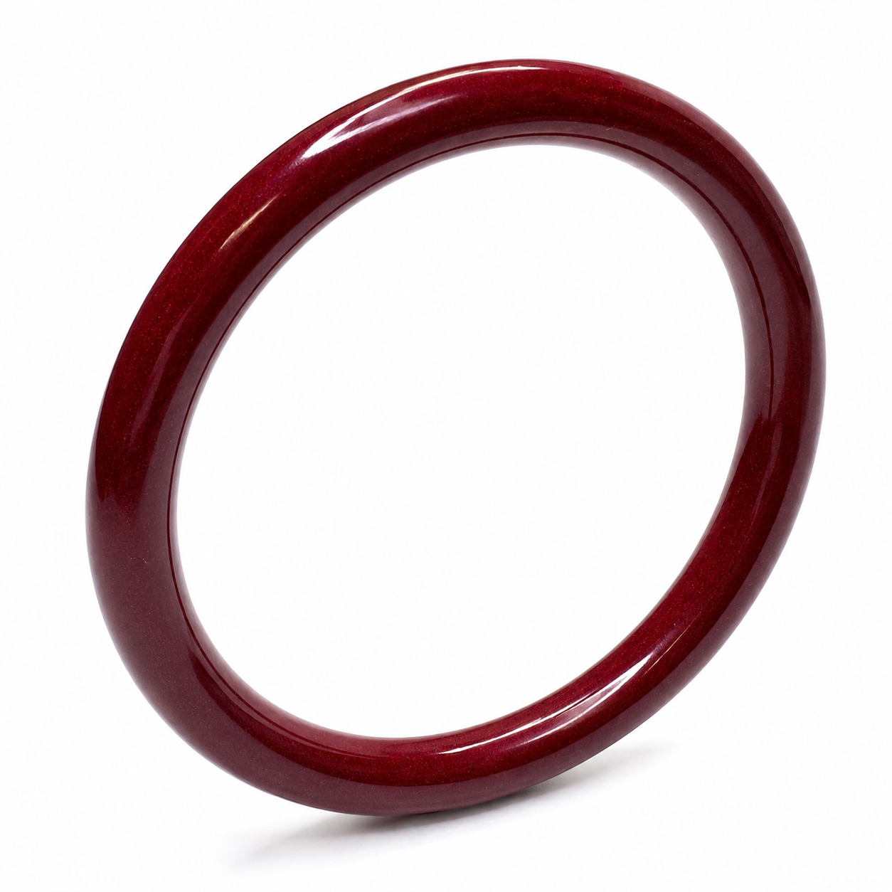 High End Cinnabar Prosperity Hard Bangle