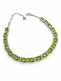 Peridot Tennis Bracelet 925 silver