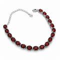 Garnet Tennis Bracelet