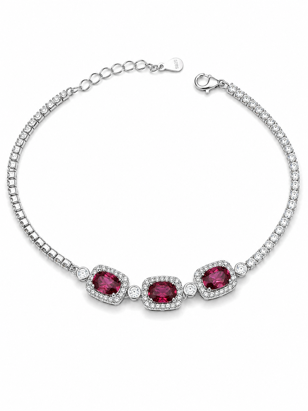 Pink Garnet Bracelet