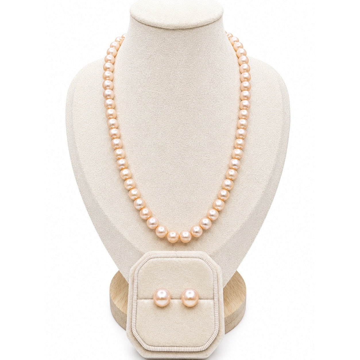 Champagne Pearl Jewelry Set