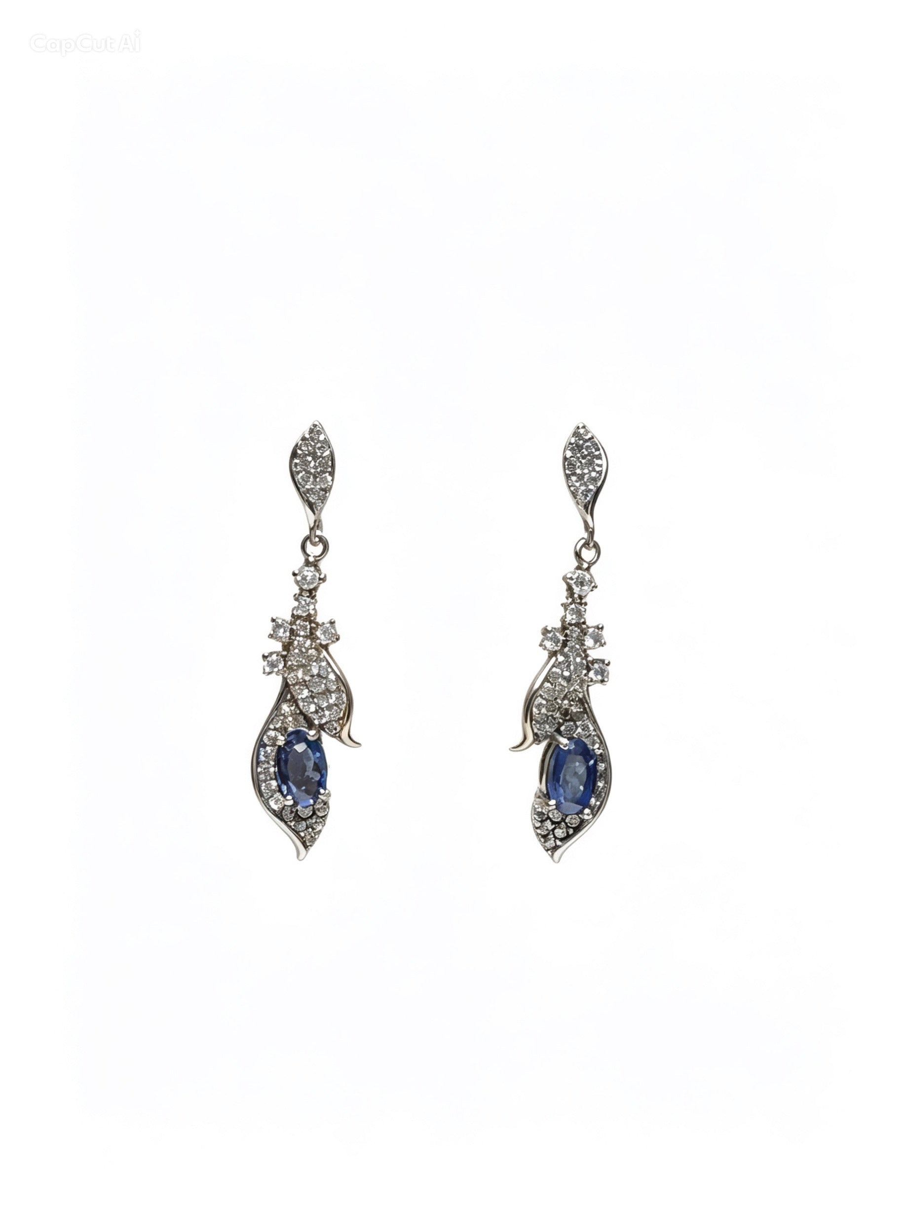 Blue Sapphire Vintage-Inspired Necklace