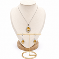 Natural Citrine Jewelry Sets | 925 silver