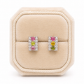 Natural Tourmaline Stud Earrings