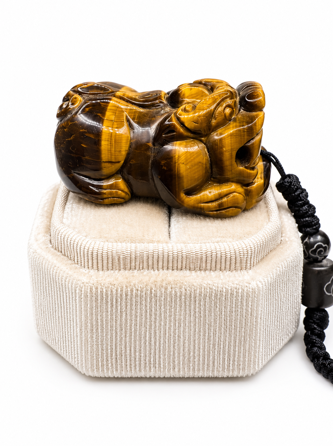 Tiger’s Eye Pixiu Pendant Necklace