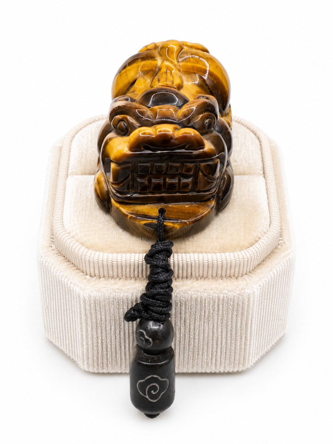 Tiger’s Eye Pixiu Pendant Necklace