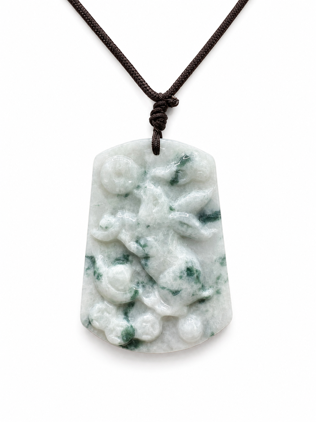 Prosperity Rat Jade Talisman Necklace