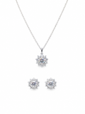 Sunflower Moissanite Jewelry Set