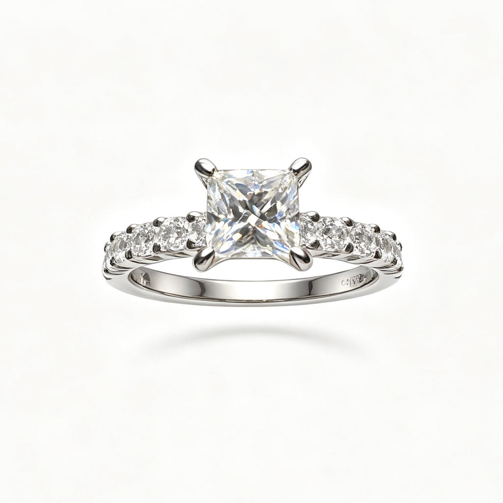 Artik Princess-cut Moissanite ring