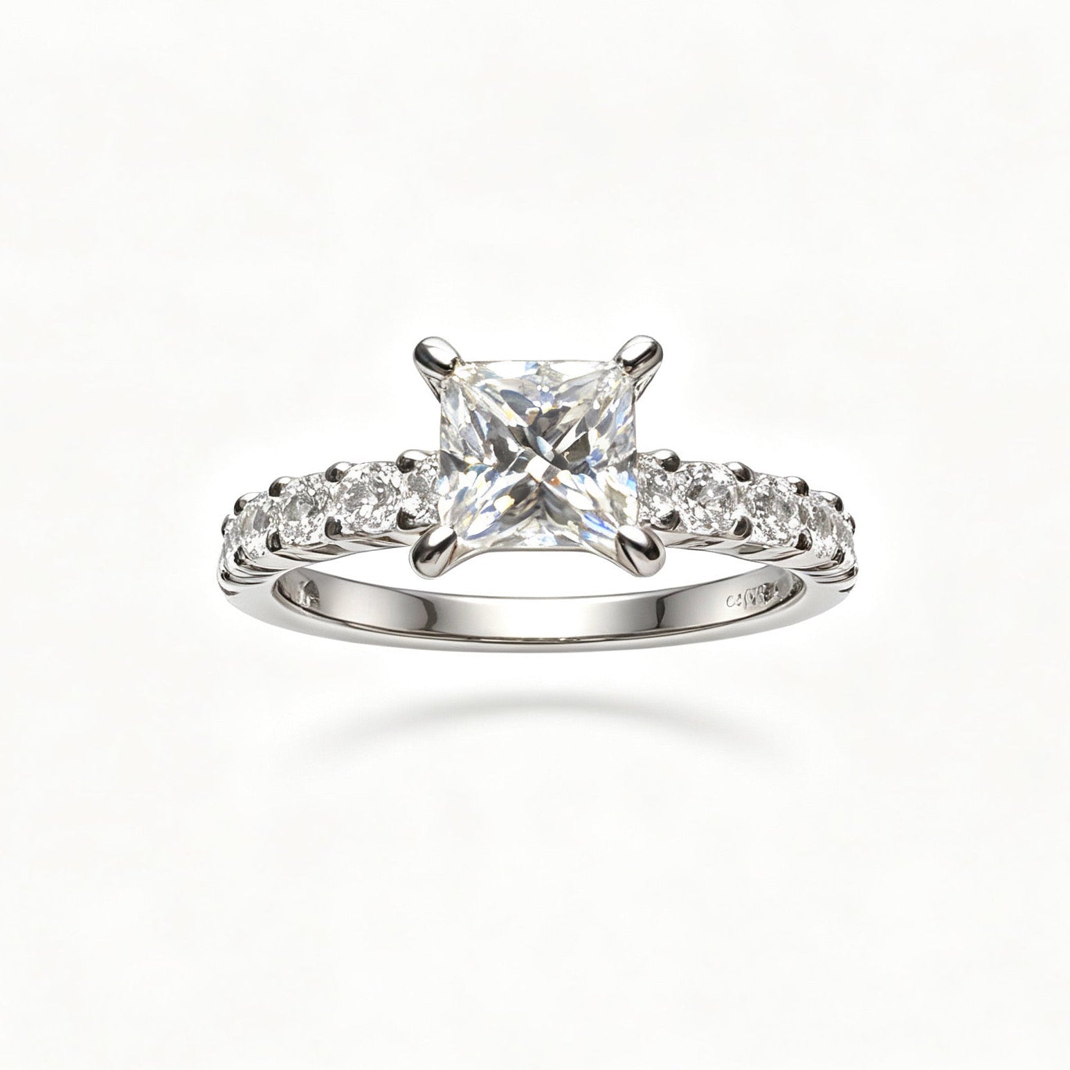 Artik Princess-cut Moissanite ring
