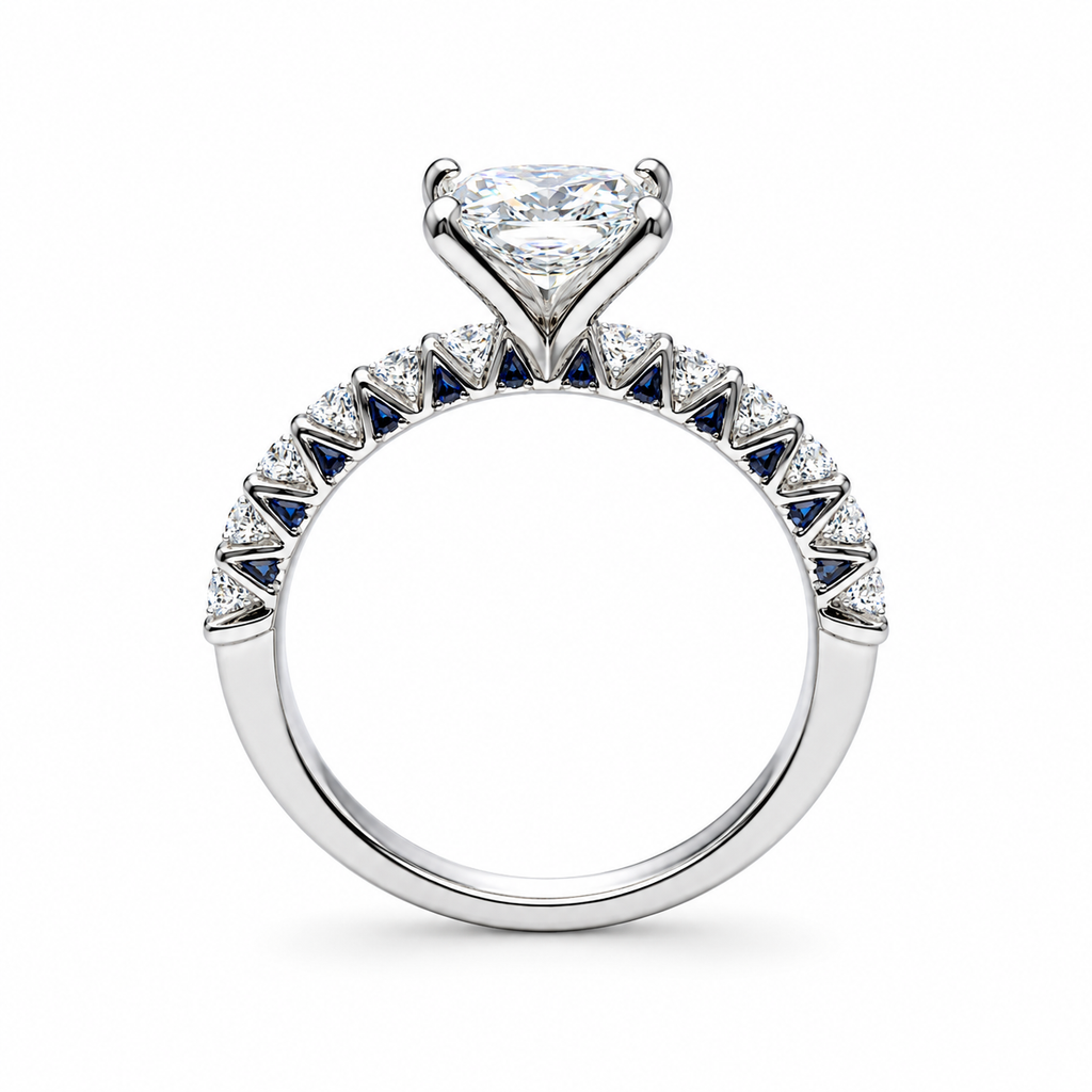 Artik Princess-cut Moissanite ring