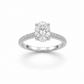1CT Oval-cut Moissanite