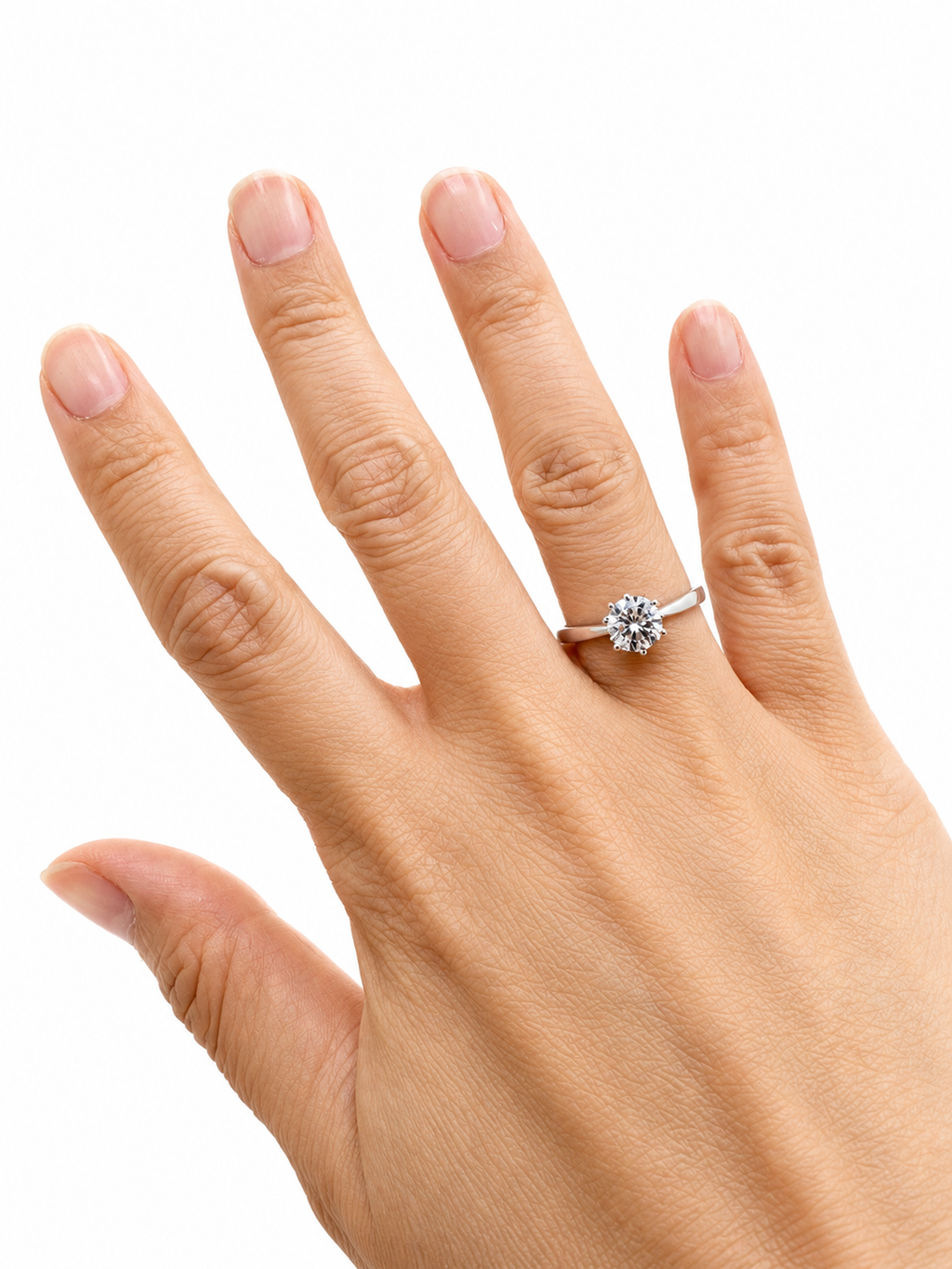1CT Classic Solitaire Engagement ring