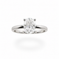 1CT Oval Cut Classic Solitaire ring